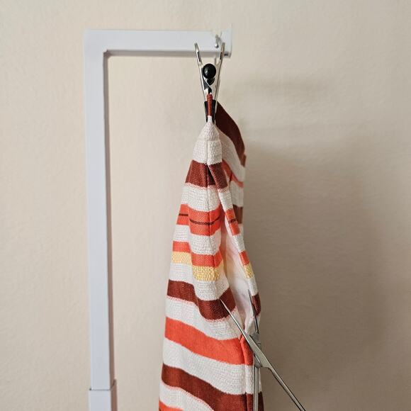 CAROLINA HERERRA Multicolor Striped Mini Skirt with Pockets & Zip Closure Sz 4 - Picture 5 of 16